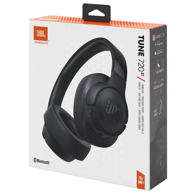 Słuchawki bezprzewodowe JBL Tune 720BT [kolor czarny]