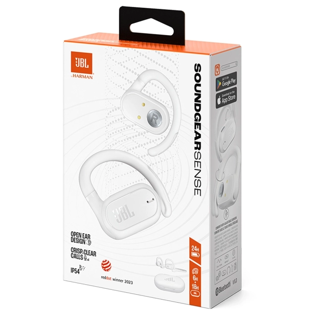 Słuchawki bezprzewodowe JBL Soundgear Sense [kolor biały]