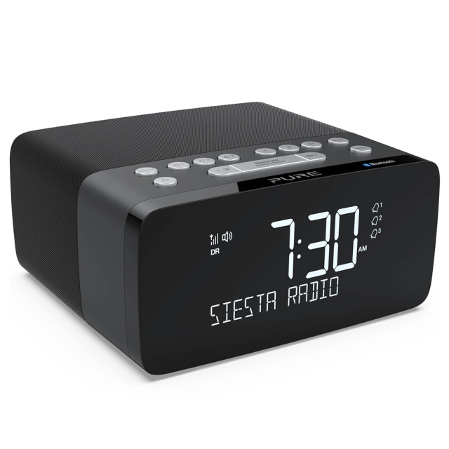 Radiobudzik Pure Siesta Charge [kolor czarny]