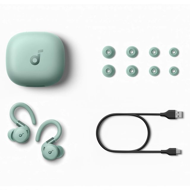 Słuchawki bezprzewodowe Soundcore Sport X20 [kolor zielony]