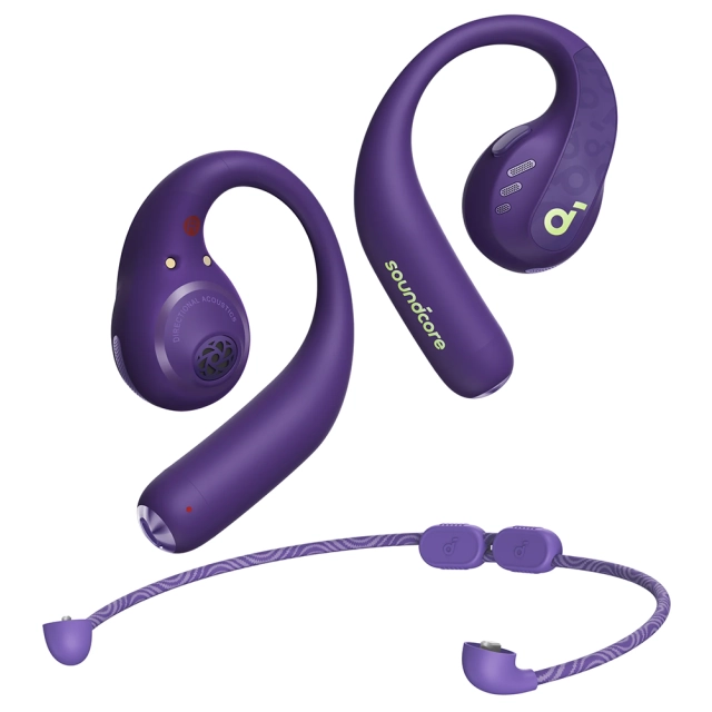Słuchawki bezprzewodowe Soundcore AeroFit Pro [kolor purpurowy]