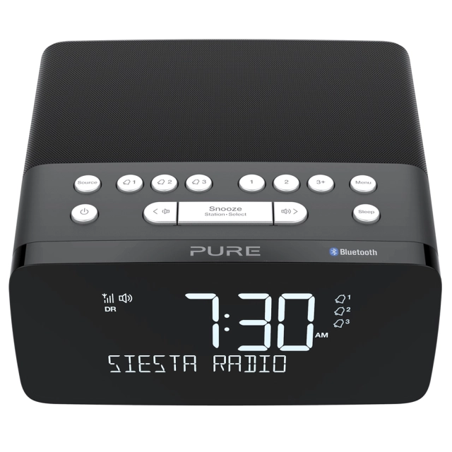 Radiobudzik Pure Siesta Charge [kolor czarny]
