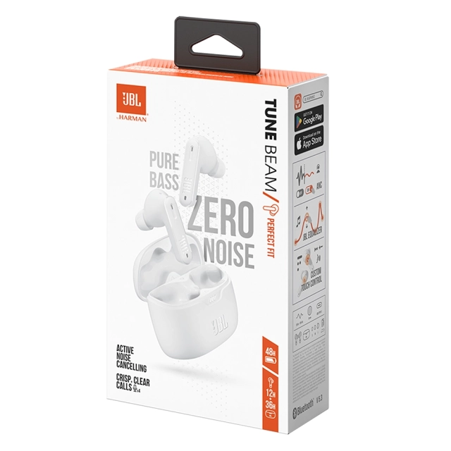 Słuchawki bezprzewodowe JBL Tune Beam [kolor biały]