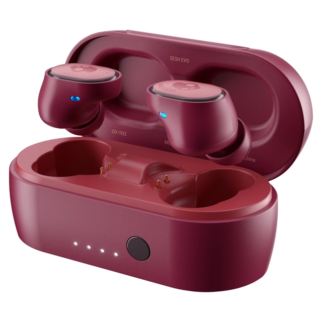 Słuchawki bezprzewodowe Skullcandy Sesh Evo [kolor bordowy]