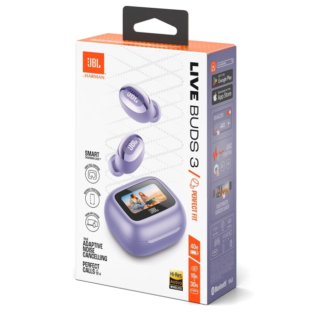Słuchawki bezprzewodowe JBL Live Buds 3 [kolor fioletowy]