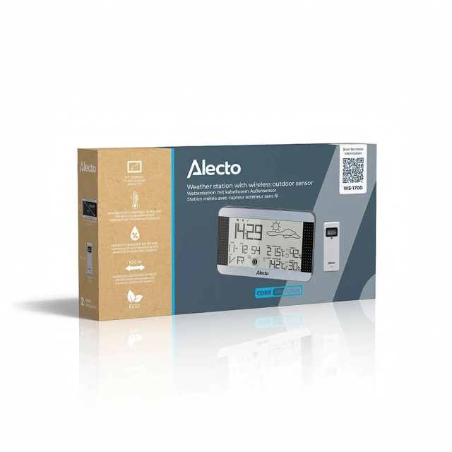Stacja pogodowa Alecto WS-1700 [kolor srebrny]